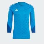 Adidas Tiro 23 Professional Soccer Goal Keeper Jersey Long Sleeve - Blue