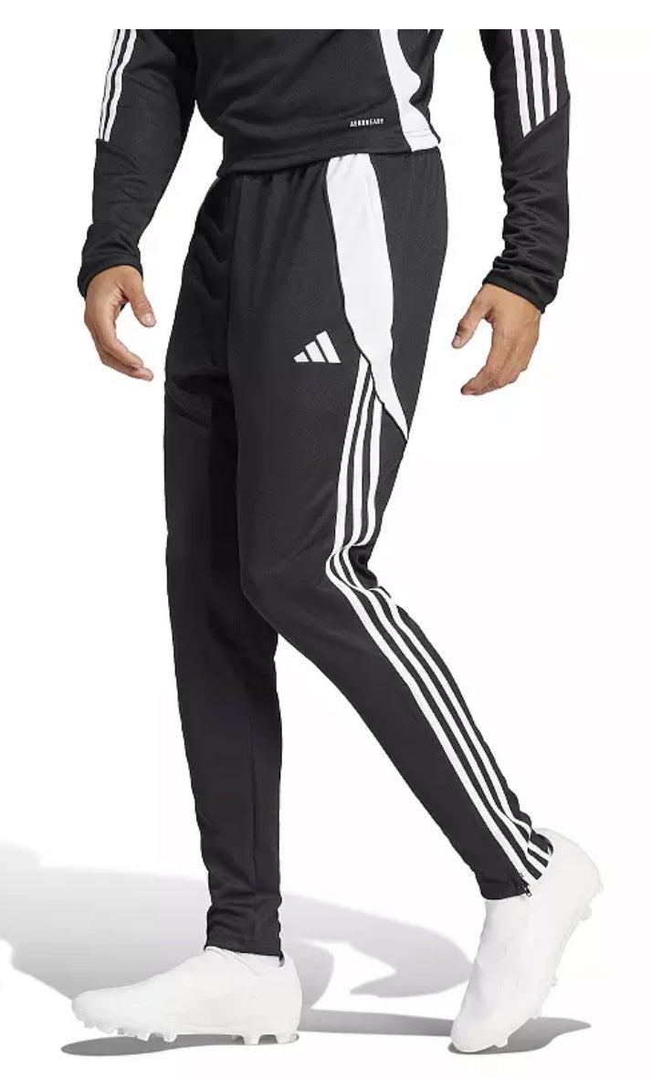 Adidas Tiro 24 Mens Training Pants Black White Kicks and Sticks