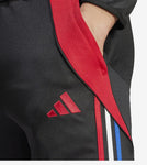 Adidas Tiro 24 Mens Training Pants Black / Power Red / Blue White
