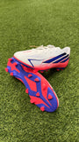 ADIDAS F50 HYPERFAST CLUB FG/MG JUNIOR SOCCER CLEAT (White)