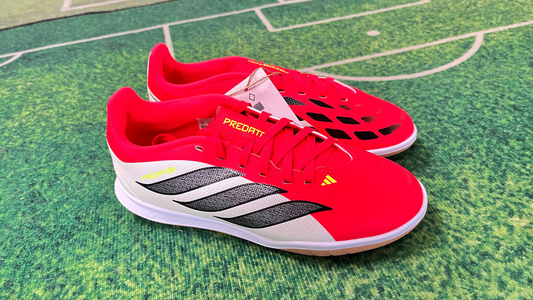 adidas gazelle silver green womens adidas Kids Predator League in Indoor Shoes, Black/Turbo / 3.5 main image 1