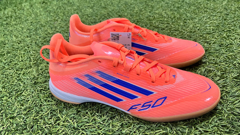 Adidas Orange F50 LEAGUE Indoor soccer cleats