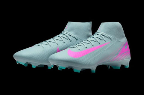 Nike Zoom Superfly Academy 10 FG/MG Soccer Cleats Blue Pink