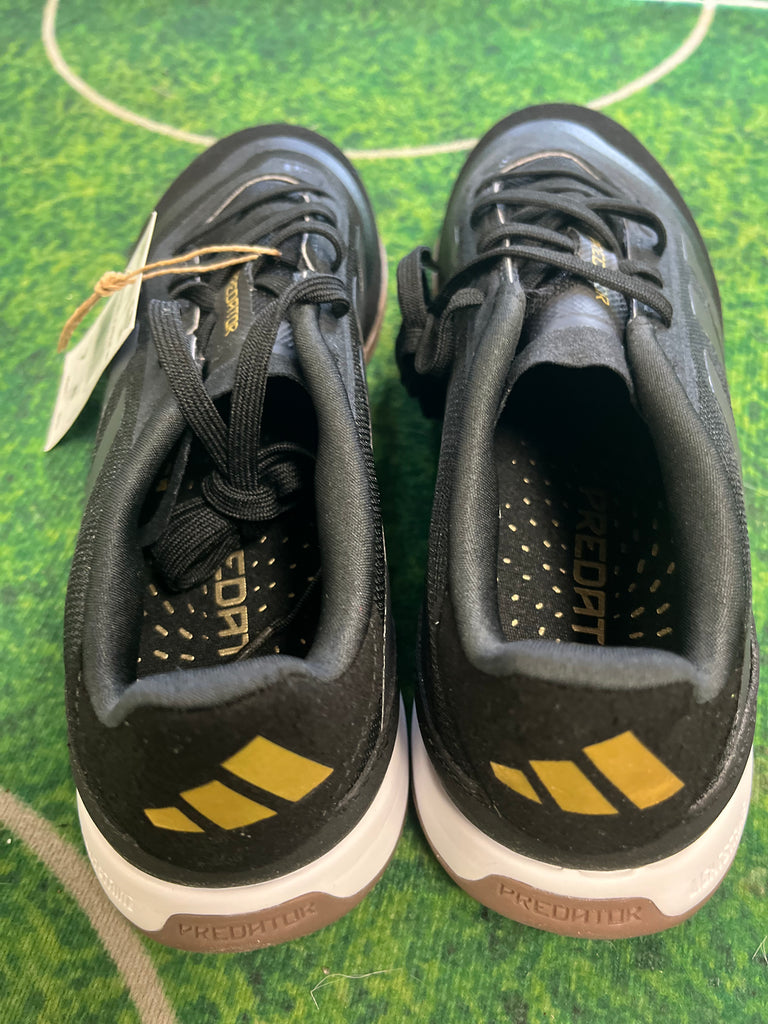 Adidas Predator League Indoor Soccer Cleats Black/ Gold Kicks and Sticks Adidas Predator League Indoor Soccer Cleats Black/ Gold Kicks and Sticks