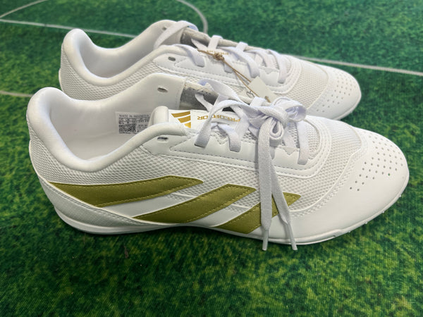 Adidas Predator Club Indoor Soccer Shoes White Gold