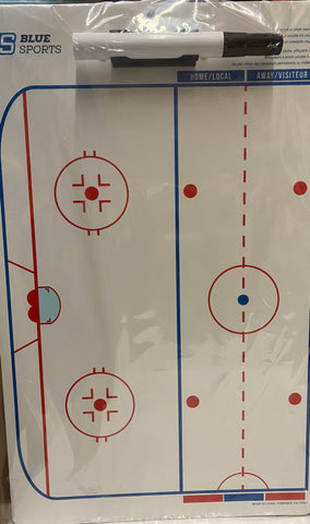 Hockey Deluxe Clipboard 10" x 16" - Double sided